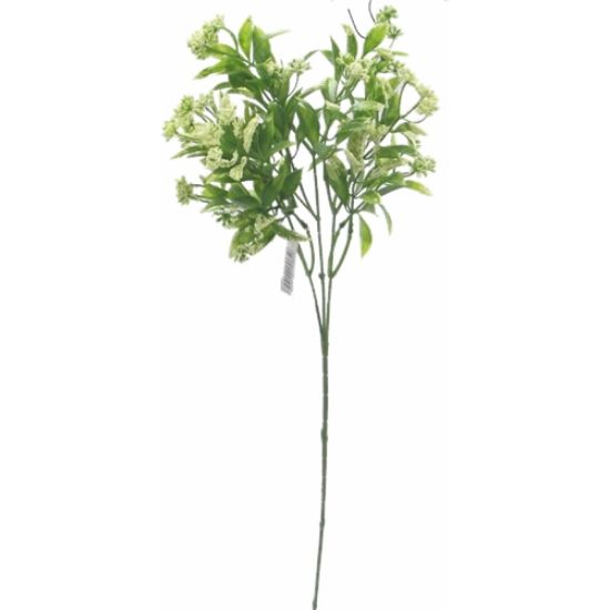 Picture of 65cm PLASTIC BERRY SPRAY IVORY