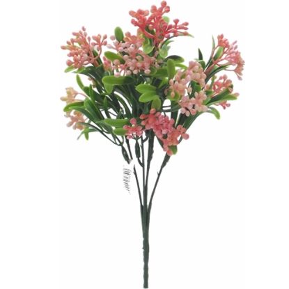 Picture of 30cm PLASTIC BERRY BUSH PINK