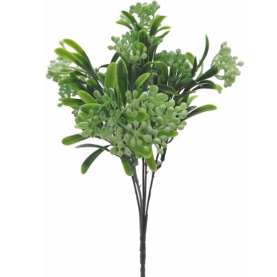 Picture of 30cm PLASTIC BERRY BUSH GREEN