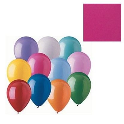 Picture of 12 INCH PREMIUM QUALITY LATEX BALLOONS X 100pcs MAGENTA