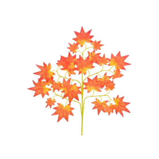 Picture of 55cm MAPLE LEAF SPRAY ORANGE X 12pcs