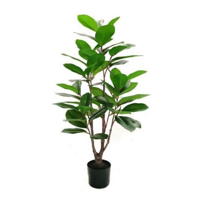 Picture of 90cm ARTIFICIAL MAGNOLIA LEAF PLANT IN POT GREEN X 4pcs