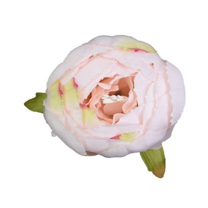 Picture of 9cm SINGLE PEONY FLOWER HEAD LIGHT PINK X 36pcs