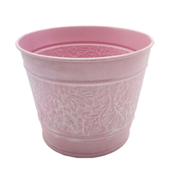 Picture of 11.5cm METAL POT PASTEL PINK