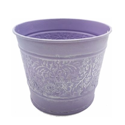 Picture of 11.5cm METAL POT PASTEL LILAC