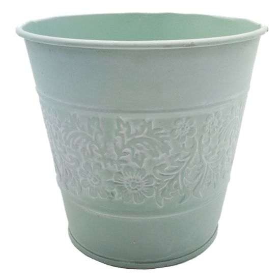 Picture of 13cm METAL POT PASTEL GREEN