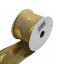Picture of FABRIC WIRED EDGE CHRISTMAS RIBBON 63mm X 10yds TREES GREY/GOLD/SILVER