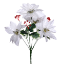 Picture of POINSETTIA AND HOLLY BUSH WHITE/SILVER
