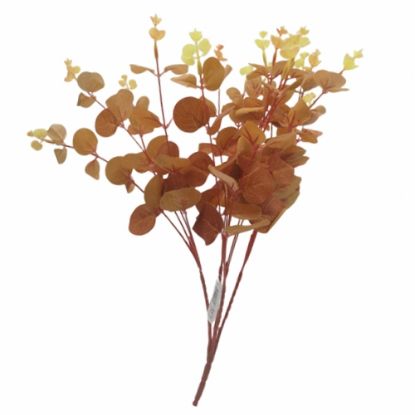 Picture of 50cm EUCALYPTUS BUSH ORANGE/BROWN