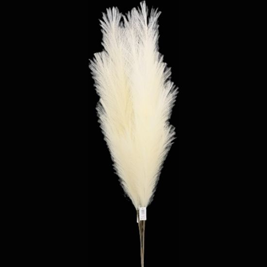 Picture of 115cm ARTIFICIAL PAMPAS GRASS (18 FORKS) CREAM X 4pcs