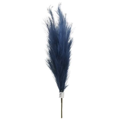 Picture of 115cm ARTIFICIAL PAMPAS GRASS (18 FORKS) DARK BLUE X 4pcs