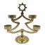 Picture of 25cm METAL CHRISTMAS TREE TEALIGHT HOLDER - REINDEER GOLD X 2pcs