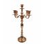 Picture of 50cm ALUMINIUM 5 ARM CANDELABRA ROSE GOLD