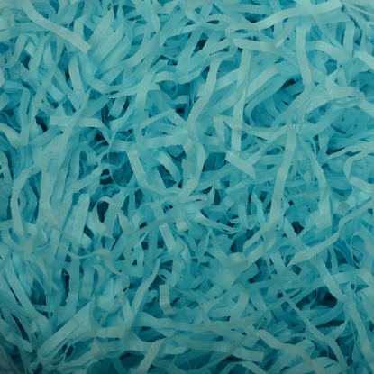 Picture of SHREDDED TISSUE PAPER 26g X 1kg LIGHT BLUE