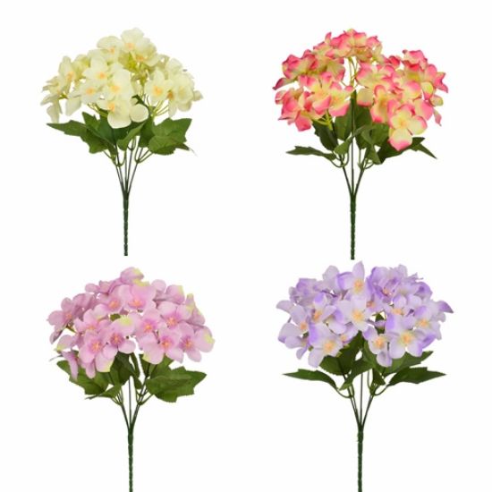 Picture of 30cm HYDRANGEA BUSH ASSORTED X 36pcs