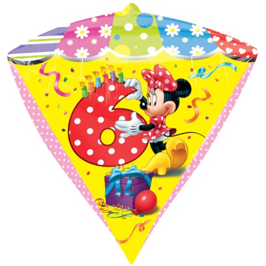 Picture of ANAGRAM 17 INCH FOIL BALLOON - DIAMONDZ MINNIE MOUSE 6