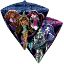 Picture of ANAGRAM 17 INCH FOIL BALLOON - DIAMONDZ MONSTER HIGH