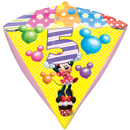 Picture of ANAGRAM 17 INCH FOIL BALLOON - DIAMONDZ MINNIE MOUSE 5