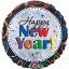 Picture of ANAGRAM 18 INCH FOIL BALLOON - HAPPY NEW YEAR