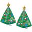 Picture of ANAGRAM 29 INCH ULTRA SHAPE FOIL BALLOON - CHRISTMAS TREE
