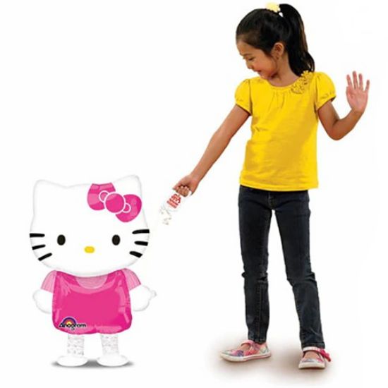 Picture of ANAGRAM 23.5 INCH AIRWALKER FOIL BALLOON - HELLO KITTY