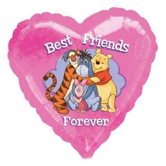 Picture of ANAGRAM 18 INCH FOIL BALLOON - WINNIE THE POOH BEST FRIENDS FOREVER