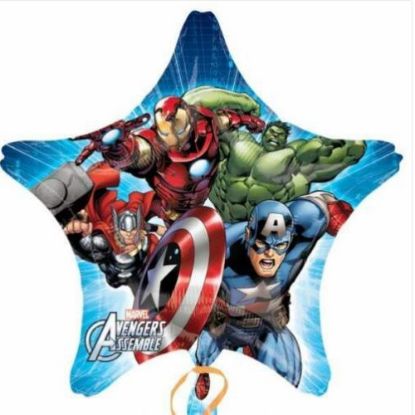 Picture of ANAGRAM 12 INCH MINI FOIL BALLOON - MARVEL AVENGERS ASSEMBLE X 100pcs