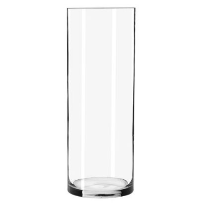 Picture of 40cm GLASS CYLINDER VASE CLEAR