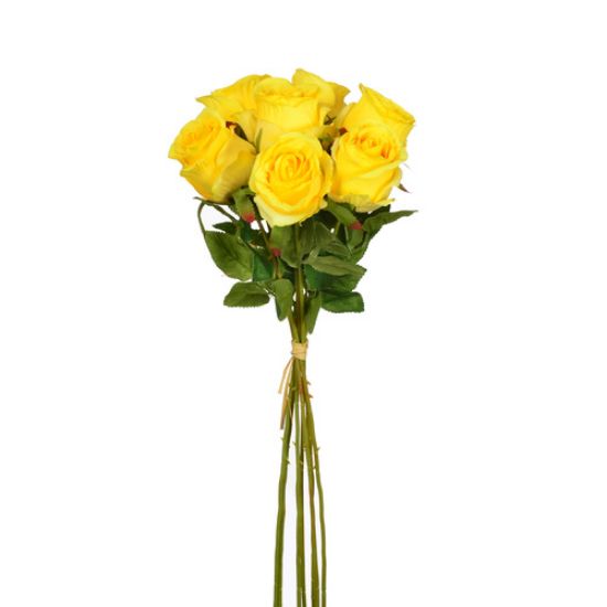 Picture of 54cm ROSEBUD BUNDLE (BUNDLE OF 7) YELLOW