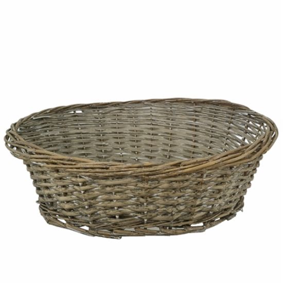 Picture of 49cm LARGE STRONG OVAL HAMPER BASKET