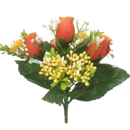 Picture of 22cm ROSE AND BERRY BUSH ORANGE