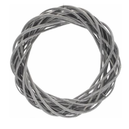 Picture of 35cm (14 INCH) WICKER RING GREY