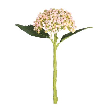 Picture of 32cm PLASTIC HYDRANGEA BUD LIGHT PINK