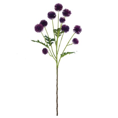 Picture of 61cm PLASTIC POM POM SPRAY PURPLE