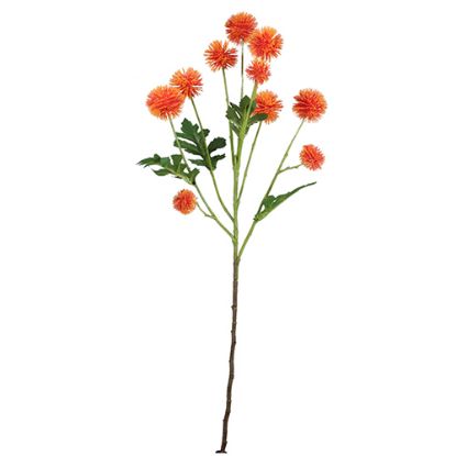 Picture of 61cm PLASTIC POM POM SPRAY ORANGE