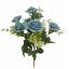 Picture of 37cm ROSE AND FOLIAGE BUSH BLUE