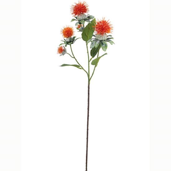 Picture of 57cm THISTLE SPRAY ORANGE