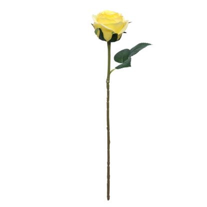 Picture of 50cm FRESH TOUCH SINGLE ROSEBUD LEMON