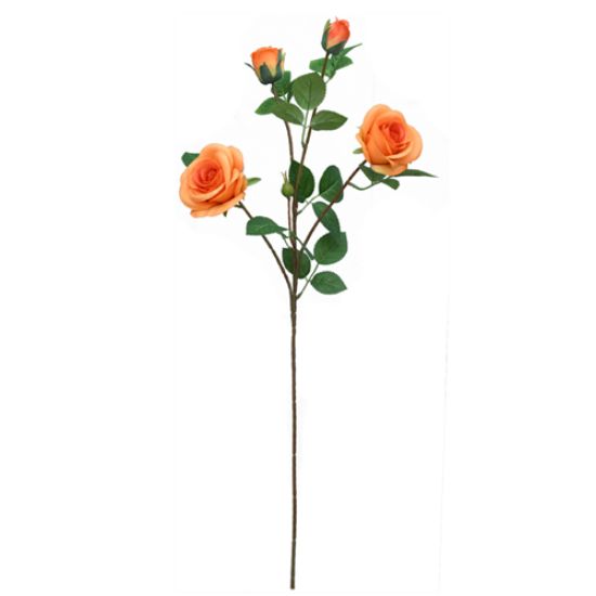 Picture of 68cm ROSE SPRAY ORANGE